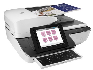 Scanner Profesional ScanJet N9120, FN2, L2763A, format maxim A3, 600x600dpi, 48 color bit, ADF 200 pagini, ADF A4 50ppm/100ipm, LAN, USB high speed